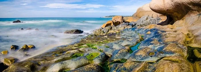 Lạc hồn chiêm ngưỡng biển bàn đá Cổ Thạch
