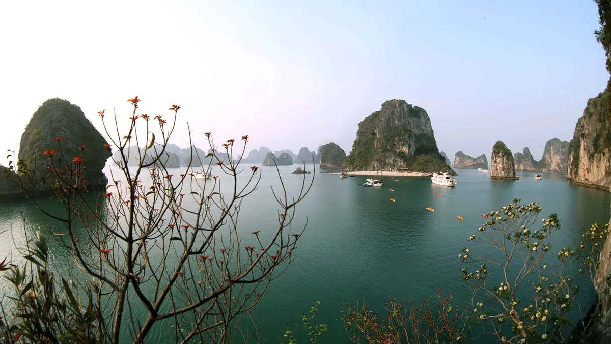 Vịnh Hạ Long nhìn từ trên cao