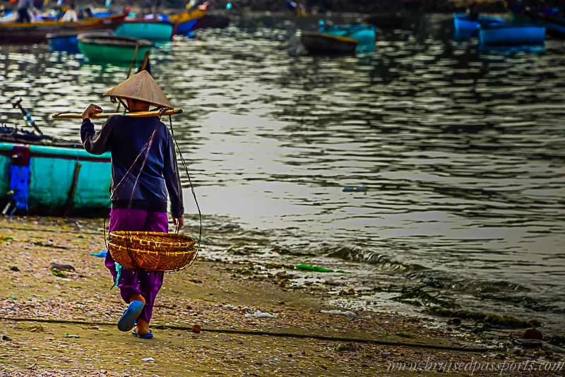 Làng chài Mũi Né đẹp ngỡ ngàng buổi sớm mai vẻ đẹp làng chài mũi né