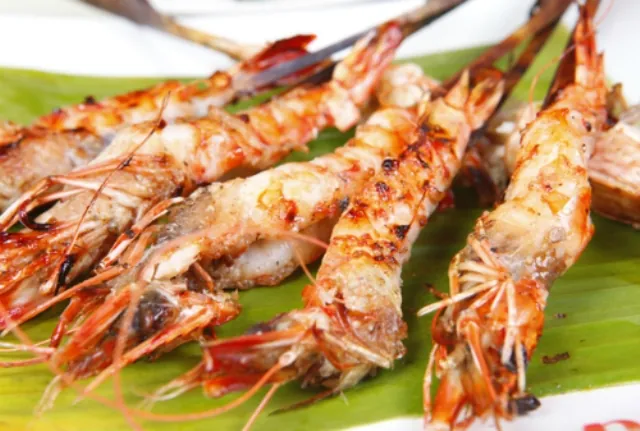 Tôm nướng sả