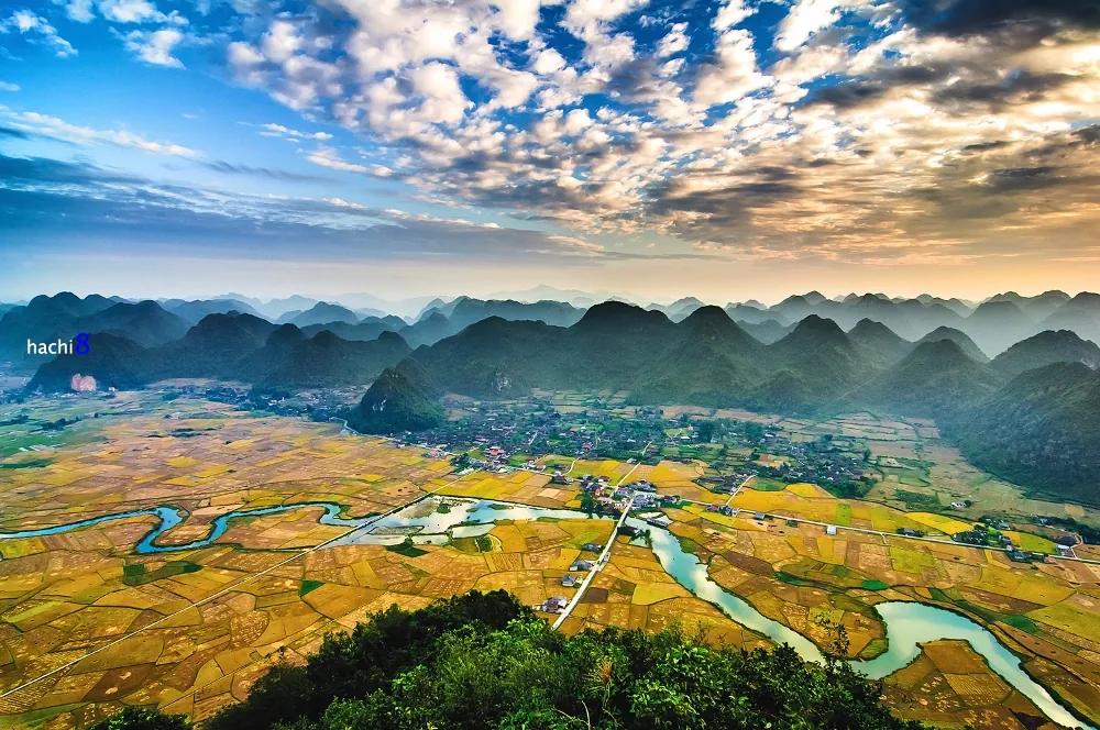 Bình minh lên rực rỡ nơi thung lũng Bắc Sơn Bình minh lên rực rỡ nơi thung lũng Bắc Sơn