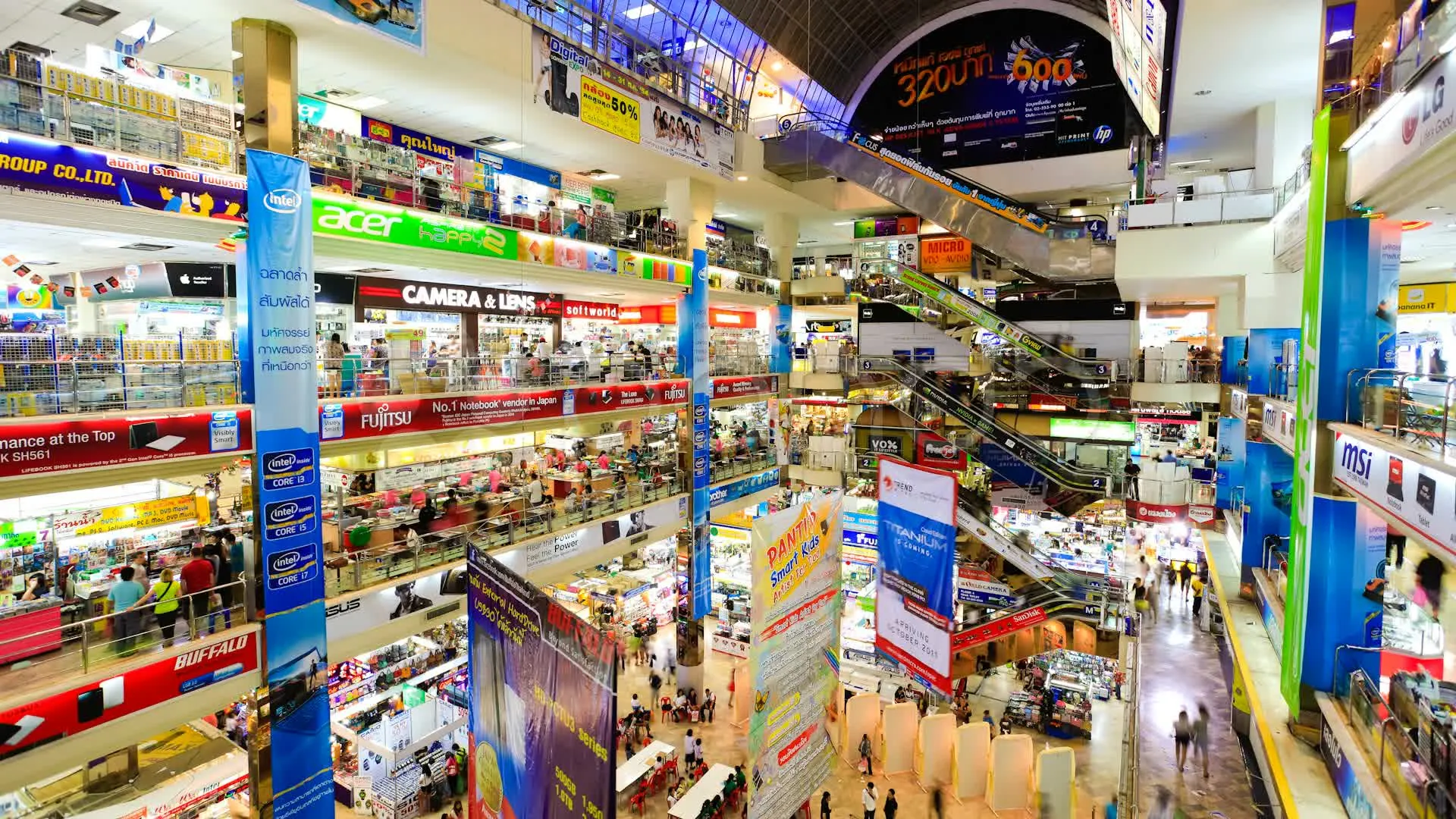 Các điểm đến ở Bangkok Thái Lan Trung tâm tin học Pantip Plaza