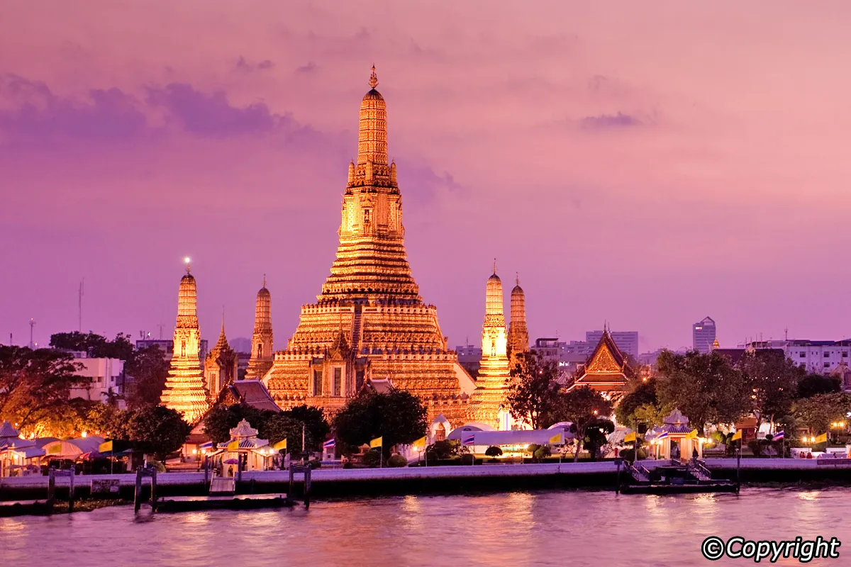 Các điểm đến ở Bangkok Thái Lan Wat Arun