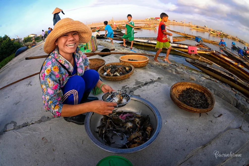 Cuộc sống bình yên ở đầm Chuồn Cuộc sống bình yên ở đầm Chuồn