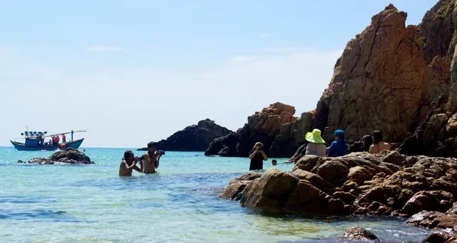 Đắm mình giữa biển trời hoang sơ của đảo Kỳ Co Đắm mình giữa biển trời hoang sơ của đảo Kỳ Co