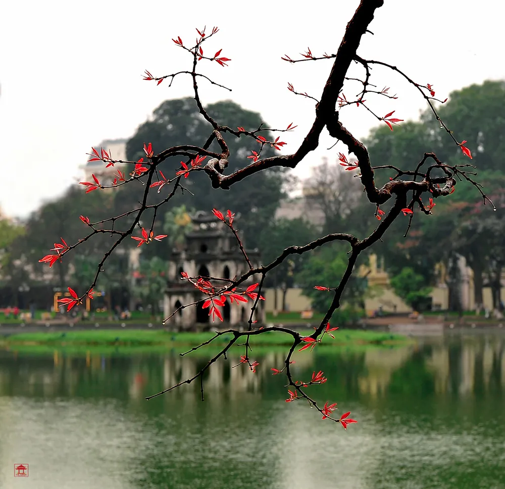 Hồ Gươm trong khoảnh khắc lạ thường Hồ Gươm trong khoảnh khắc lạ thường