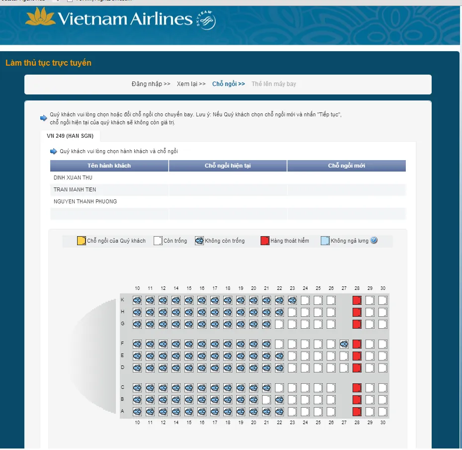 Hướng dẫn cách check-in online Vietnam Airlines Hướng dẫn cách checkin online Vietnam Airlines