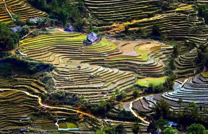 Ngây ngất cảnh sắc Sa Pa nhìn từ trên cao Ngây ngất cảnh sắc Sa Pa nhìn từ trên cao