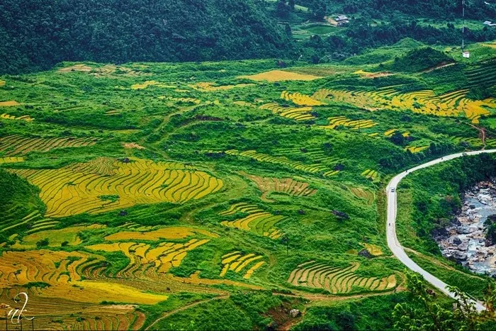 Ngây ngất cảnh sắc Sa Pa nhìn từ trên cao