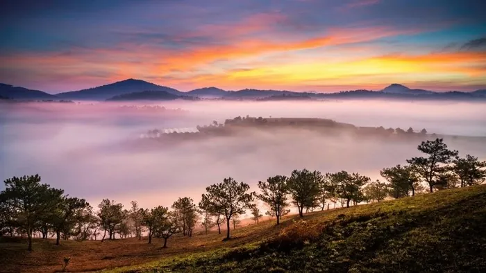 Săn mây Đà Lạt mùa sương bạc Săn mây Đà Lạt mùa sương bạc