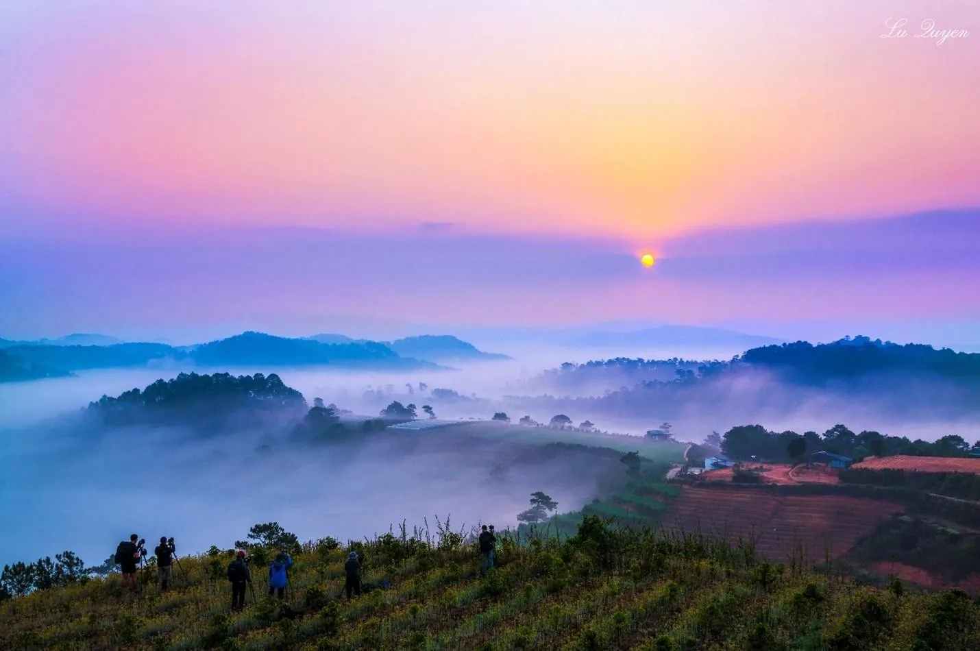 Săn mây Đà Lạt mùa sương bạc Săn mây Đà Lạt mùa sương bạc