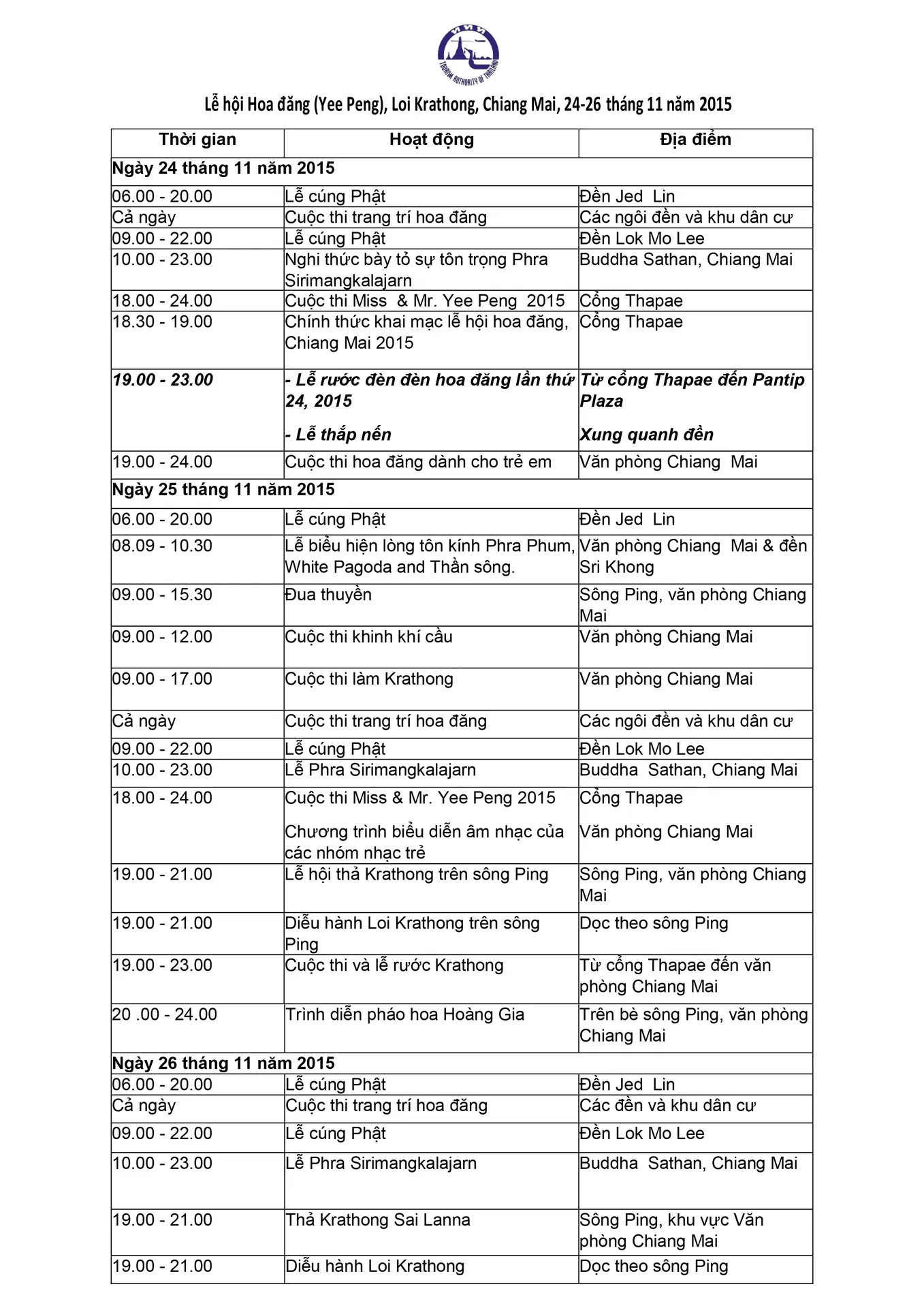 Tháng 11 du lịch Chiang Mai tham dự lễ hội hoa đăng đẹp như cổ tích Tháng 11 du lịch Chiang Mai tham dự lễ hội hoa đăng đẹp như cổ tích