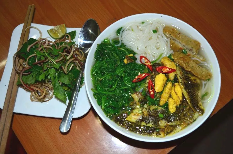 Bún cá rô đồng