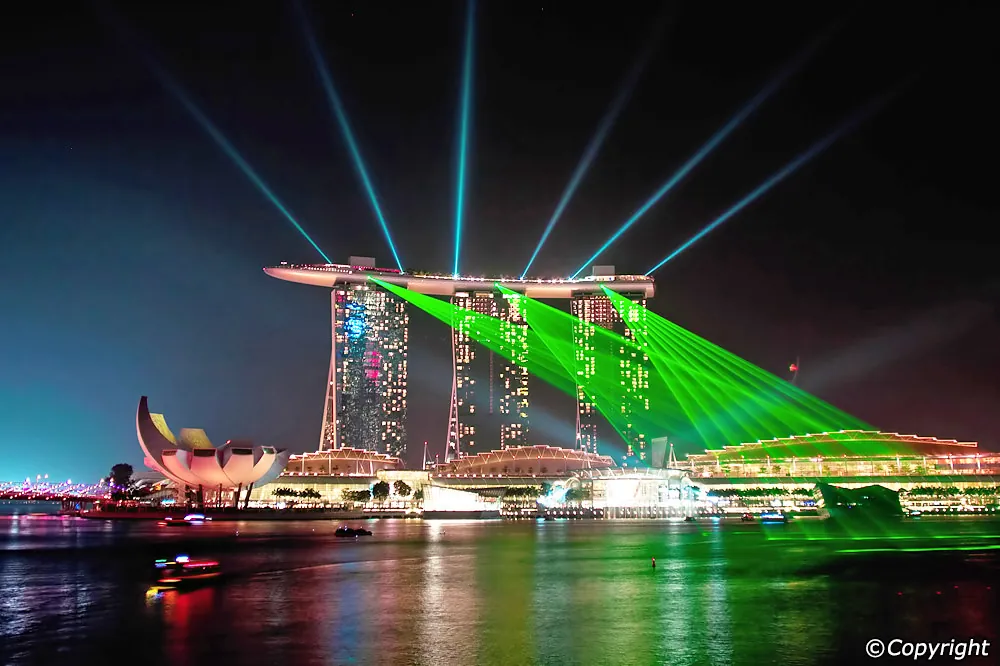 Khám phá 10 điểm vui chơi thú vị ở Marina Bay Xem màn trình diễn ánh sáng và nhạc nước Wonder Full