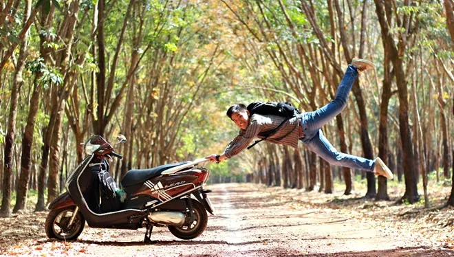 Những kiểu chụp ảnh thú vị của phượt thủ Những kiểu chụp ảnh thú vị của phượt thủ