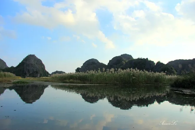 Du lịch đầm Vân Long ngắm hoàng hôn tĩnh lặng Hoàng hôn tĩnh lặng trên đầm Vân Long