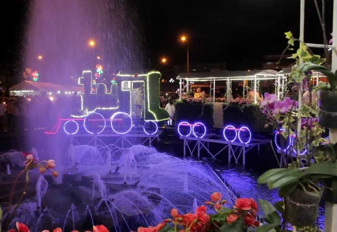Đà Lạt hoa tràn xuống phố chờ khai hội Đà Lạt hoa tràn xuống phố chờ khai hội
