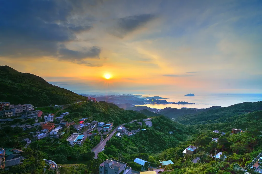 Du lịch Đài Loan thăm làng cổ Jiufen ngắm cảnh đẹp cổ tích Làng cổ Jiufen vùng đất cổ tích của du lịch Đài Loan