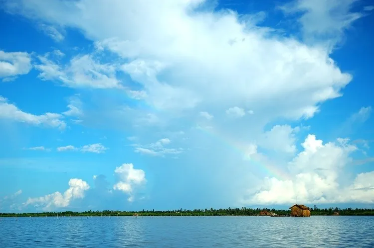 Thưởng ngoạn bức tranh phong cảnh hữu tình ở đầm Thị Tường
