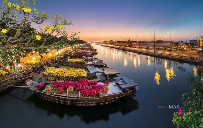 Bến Bình Đông – tưng bừng chợ hoa những ngày giáp Tết