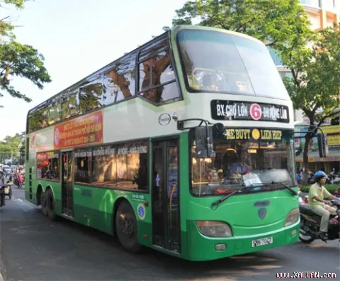 Du lịch trung tâm Sài Gòn chỉ với 4 chuyến xe buýt