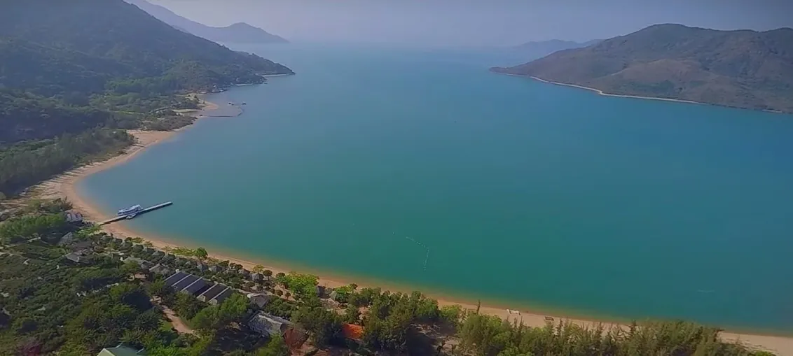 Khu du lịch Suối Hoa Lan đẹp tuyệt vời dưới góc máy flycam