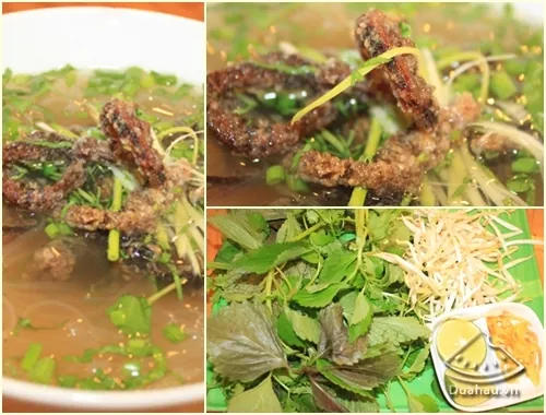 Giải ngán ngày tết với những món ngon Hà Nội Miến lươn Hàng Điếu Hà Nội