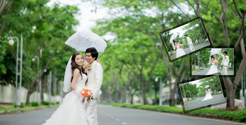 Những địa điểm chụp hình cưới nội thành Sài Gòn - Kỳ 1 Phú Mỹ Hưng - Khoảnh khắc đứng dưới tàng cây rợp bóng xanh
