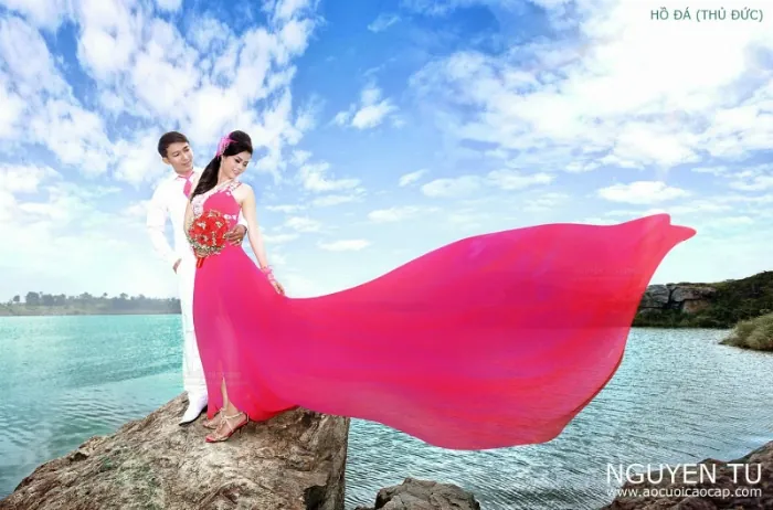 Những địa điểm chụp hình cưới nội thành Sài Gòn - Kỳ 2 Hồ Đá - Để đảm bảo an toàn nên chụp vào bàn ngày nhé