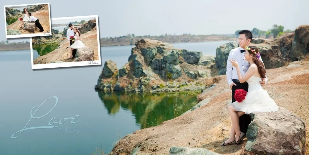 Những địa điểm chụp hình cưới nội thành Sài Gòn - Kỳ 2 Hồ Đá - Làn nước trong vắt phản chiếu ánh mặt trời dịu ngọt