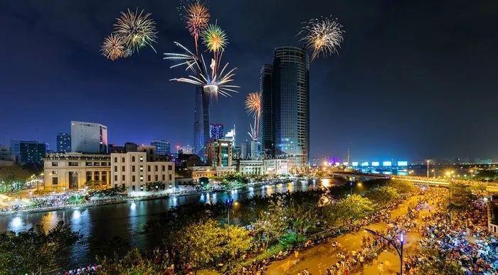 Những địa điểm lý tưởng để quan sát pháo hoa Tết Dương lịch ở Sài Gòn Những địa điểm lý tưởng để quan sát pháo hoa Tết ở Sài Gòn