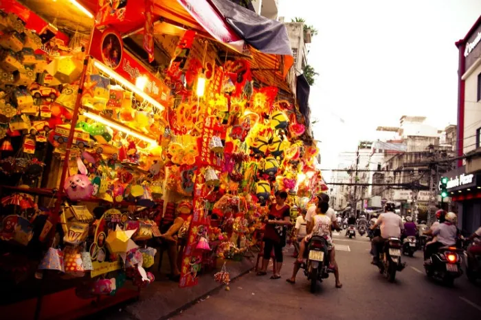 Phố lồng đèn Sài Gòn-Một góc phố lồng đèn Lương Nhữ Học
